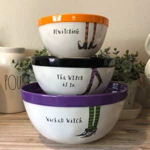 Rae Dunn Halloween bowls
